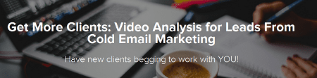 Rob Pene - Get More Clients Video Analysis for Leads From Cold Email