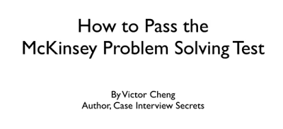 Victor Cheng - McKinsey PST Practice Tests (McKinsey Problem Solving Test: Speed Toolkit) Full Toolkit: Starter Edition + Expansion Set 