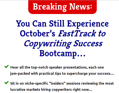 AWAI 2016 FastTrack to Copywriting Success Home Study Program