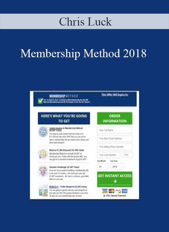 Chris Luck - Membership Method 2018