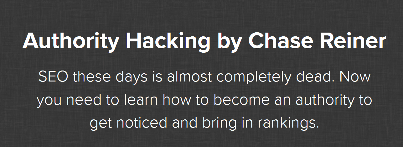 Chase Reiner - Authority Hacking