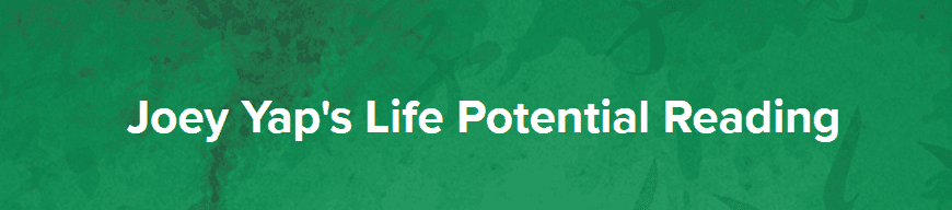 Joey Yap - Life Potential Reading