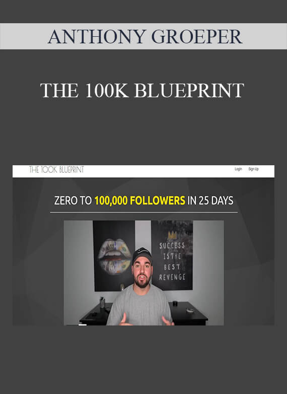 ANTHONY GROEPER – THE 100K BLUEPRINT