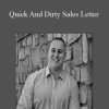 Quick And Dirty Sales Letter - Chris Orzechowski