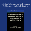 Cindi Lockhart - Nutrition’s Impact on Performance & Recovery in Rehabilitation