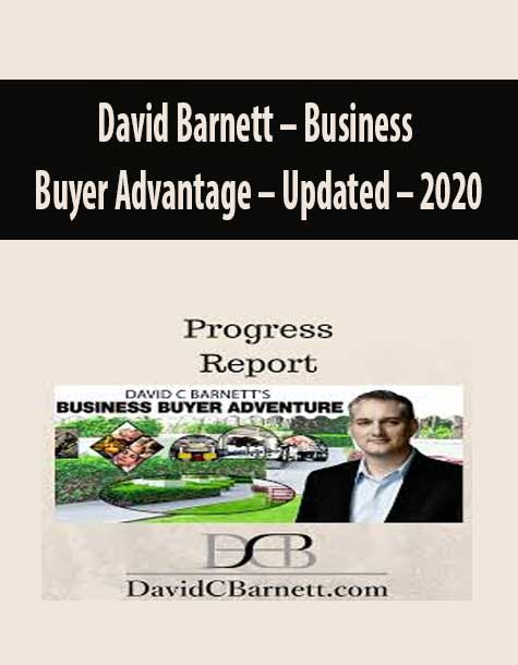 [Download Now] David Barnett – Business Buyer Advantage – Updated – 2020