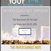 The Paper Source Note Symposium : Cash Ffow Profits 2016