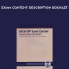 NSCAC5CS Exam Content Description Booklet