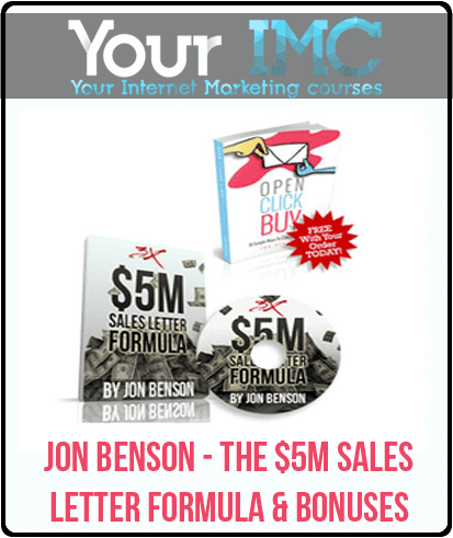 [Download Now] Jon Benson - The $5M Sales Letter Formula & Bonuses