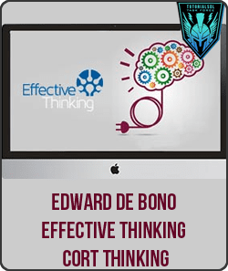 [Download Now] Edward De Bono - Effective Thinking & CoRT Thinking