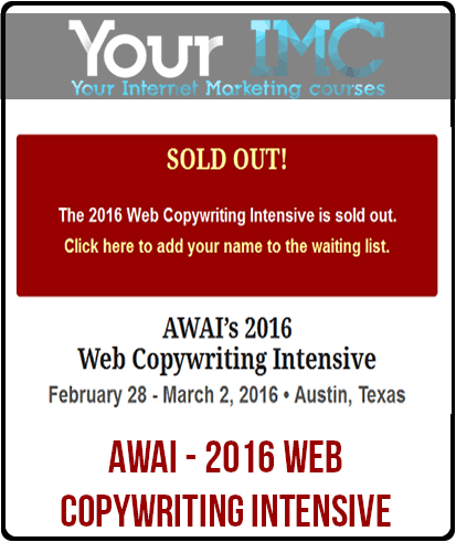 AWAI - Web Copywriting Intensive 2016