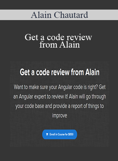 Alain Chautard - Get a code review from Alain