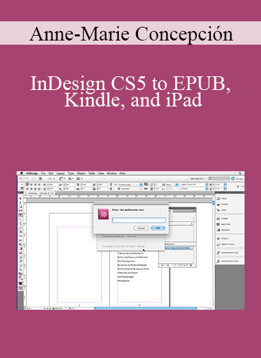 Anne-Marie Concepción - InDesign CS5 to EPUB