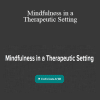 Ariana Vincent - Mindfulness in a Therapeutic Setting