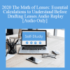 [Audio Download] The Missouribar - 2020 The Math of Leases: Essential Calculations to Understand Before Drafting Leases Audio Replay