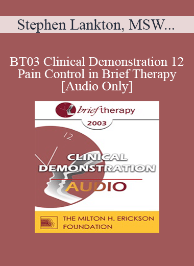 [Audio Download] BT03 Clinical Demonstration 12 - Pain Control in Brief Therapy - Stephen Lankton