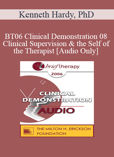 [Audio Download] BT06 Clinical Demonstration 08 - Clinical Supervision & the Self of the Therapist: A Multicultural Perspective - Kenneth Hardy