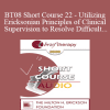 [Audio Download] BT08 Short Course 22 - Utilizing Ericksonian Principles of Clinical Supervision to Resolve Difficult Supervision Challenges - Dale Bertram