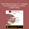 [Audio Download] BT10 Short Course 33 - Solution-Focused Marathon Sessions - Michael Reiter