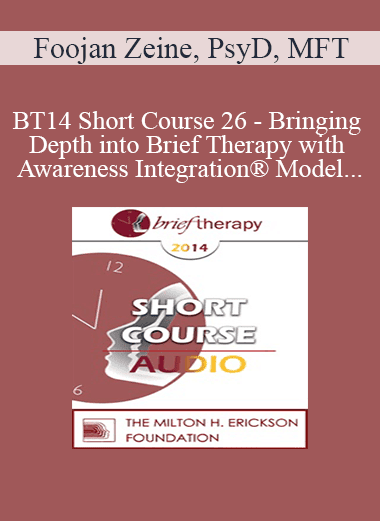 [Audio Download] BT14 Short Course 26 - Bringing Depth into Brief Therapy with Awareness Integration® Model - Foojan Zeine