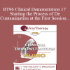 [Audio Download] BT96 Clinical Demonstration 17 - Starting the Process of De-Contamination at the First Session - Muriel James