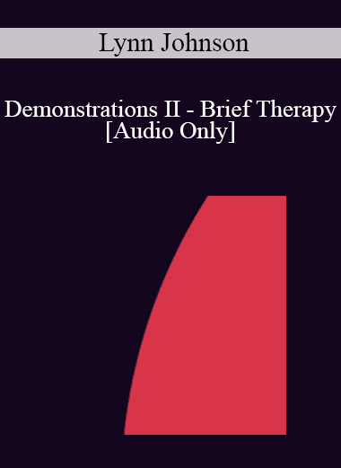 [Audio Download] IC92 Workshop 27b - Demonstrations II - Brief Therapy: An Integrative Approach - Lynn Johnson