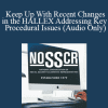 [Audio Download] Sarah Bohr - Keep Up With Recent Changes in the HALLEX Addressing Key Procedural Issues (Audio Only)