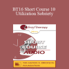 BT16 Short Course 10 - Utilization Sobriety: Incorporating the Essence of Mind-Body Communication for Brief Individualized Substance Abuse Treatment - Bart Walsh