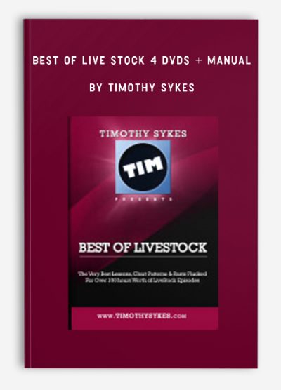 [Download Now] Timothy Sykes – Best of Live Stock 4 DVDs + Manual