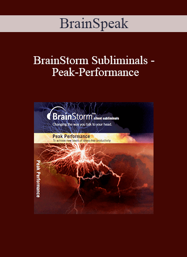 BrainSpeak - BrainStorm Subliminals - Peak-Performance