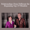 Brendon Watt - Relationships Done Different the Beginning Sep-19 Mumbai