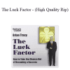 Brian Tracy - The Luck Factor - (High Quality Rip)