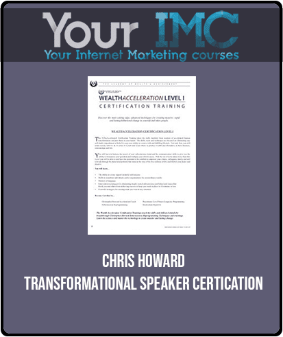 Chris Howard - Transformational Speaker Certication