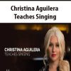 Christina Aguilera Teaches Singing