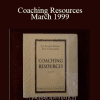 Coaching Resources March 1999 - Anthony Robbins