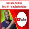 Darren Taylor – YouTube SEO Tutorial 2019 – For Small and New YouTubers