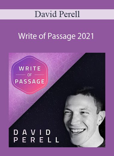 David Perell - Write of Passage 2021