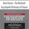 Dean Paxson – The Blackwell Encyclopedic Dictionary of Finance