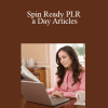 Fred Myson - Spin Ready PLR a Day Articles