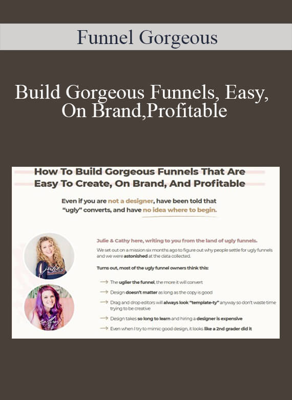 [Download Now] Funnel Gorgeous – Build Gorgeous Funnels