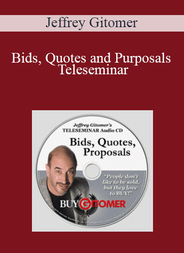 Jeffrey Gitomer - Bids