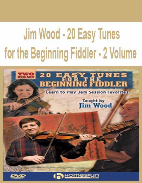 [Pre-Order] Jim Wood - 20 Easy Tunes for the Beginning Fiddler - 2 Volume