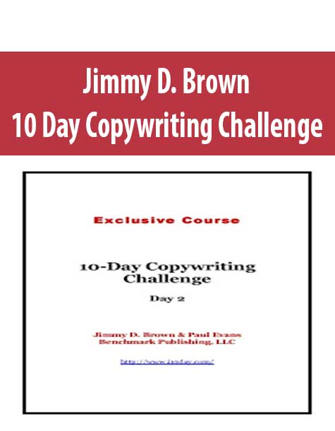 [Download Now] Jimmy D. Brown – 10 Day Copywriting Challenge