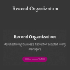 Juana McAdoo - Record Organization