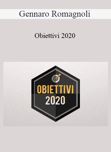 Gennaro Romagnoli - Obiettivi 2020