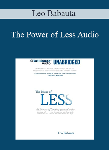 Leo Babauta - The Power of Less Audio