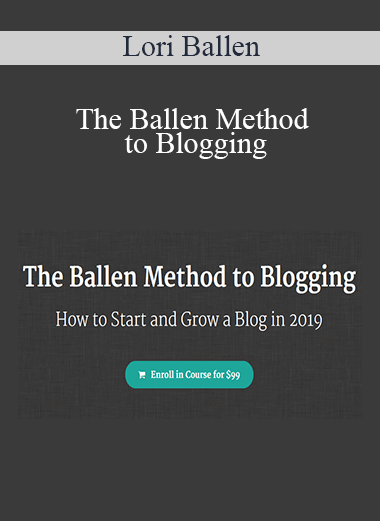 Lori Ballen - The Ballen Method to Blogging