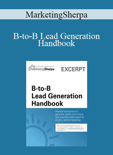 MarketingSherpa - B-to-B Lead Generation Handbook