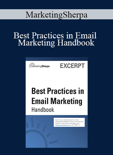 MarketingSherpa - Best Practices in Email Marketing Handbook