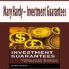 Mary Hardy – Investment Guarantees